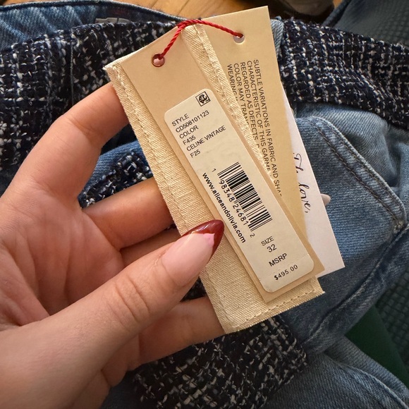 NWT Alice + Olivia Cay baggy cargo - Picture 3 of 4